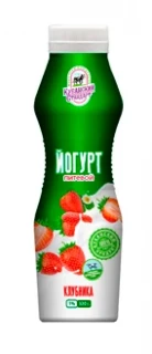 Йогурт с клубникой